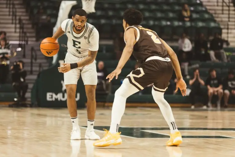 EMU vs WMU MBB, photographed by C2 Visual Media