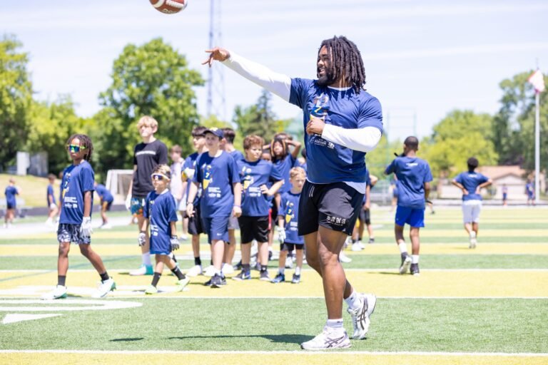 Donovan Edwards Youth Football Camp, photographed by C2 Visual Media