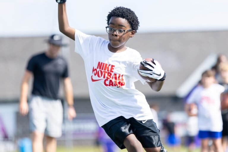 Nike Ann Arbor Youth Football Camp, photographed by C2 Visual Media