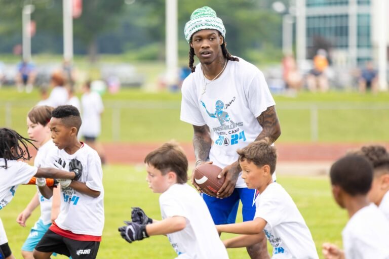 Jameson Williams Youth Football Camp, photographed by C2 Visual Media
