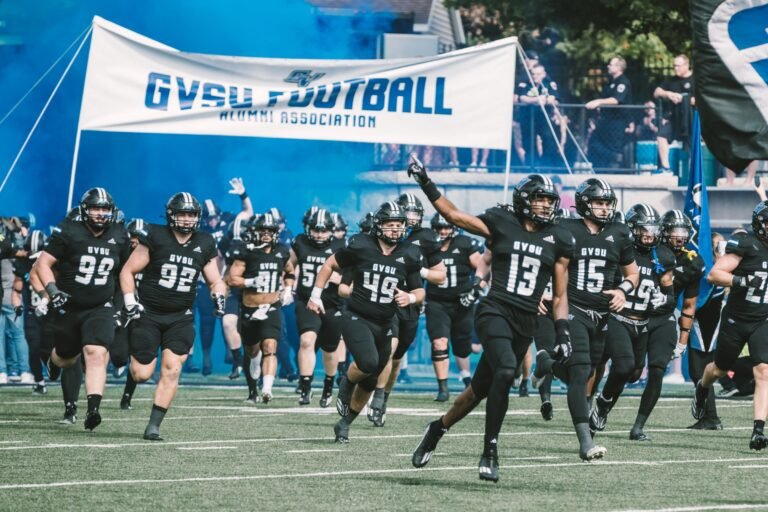 Grand Valley State vs West Florida Football, photographed by C2 Visual Media